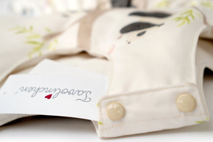 Tavolinchen down sleeping bag »Glückspanda« – warm &amp; soft