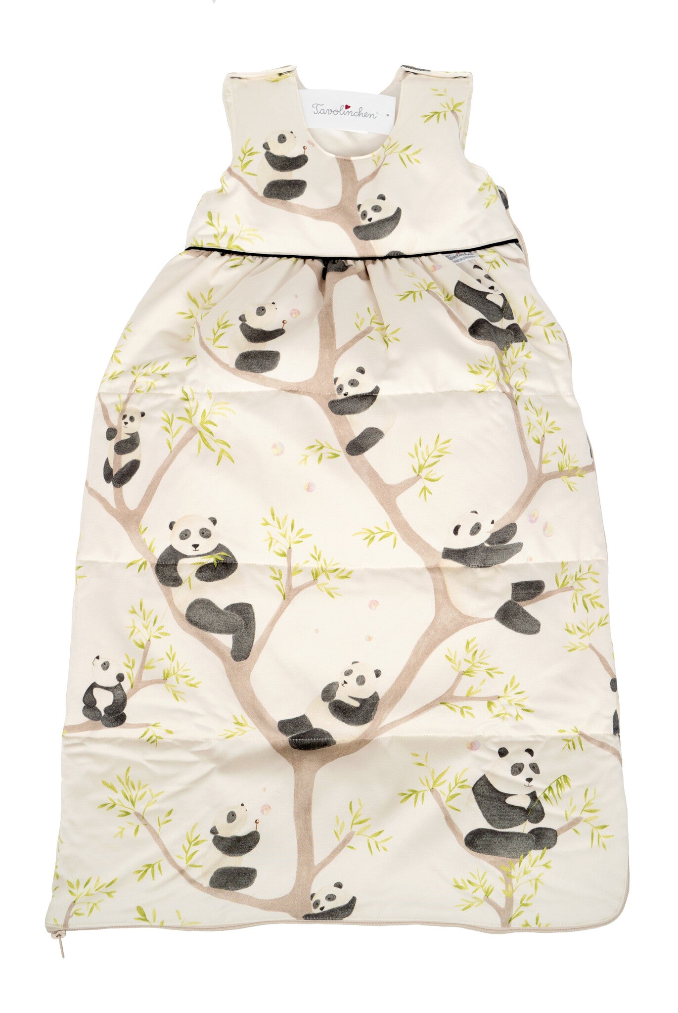 Tavolinchen down sleeping bag »Glückspanda« – warm &amp; soft