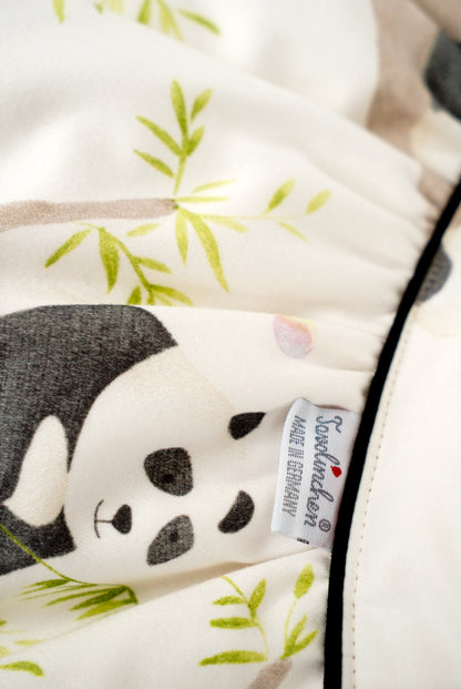 Tavolinchen down sleeping bag »Glückspanda« – warm &amp; soft