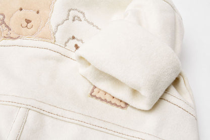 Tavolinchen Baby Strampler mit Bären-Applikation