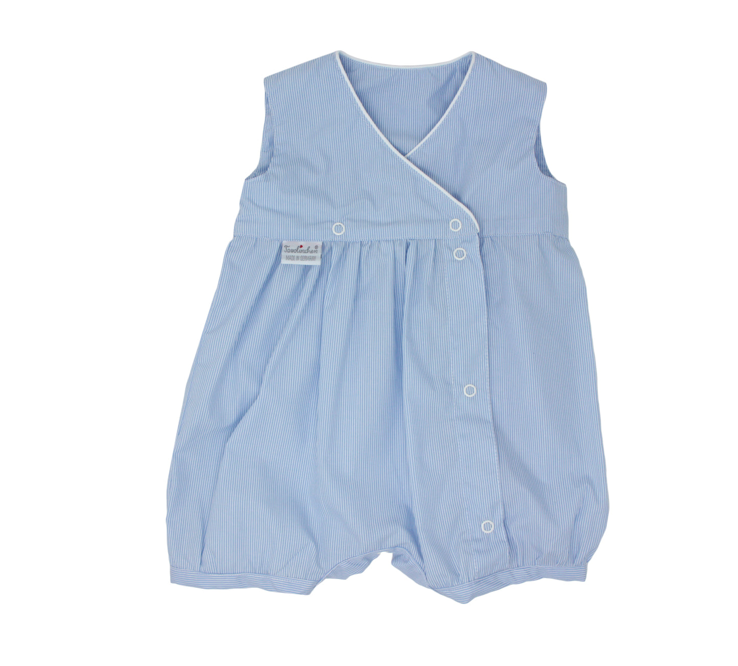 Player “Boluda Stripes” – Summery baby romper with practical buttons