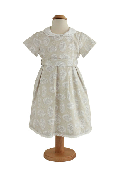 Robe fille « Nostalgie » – Robe vintage élégante avec col brodé