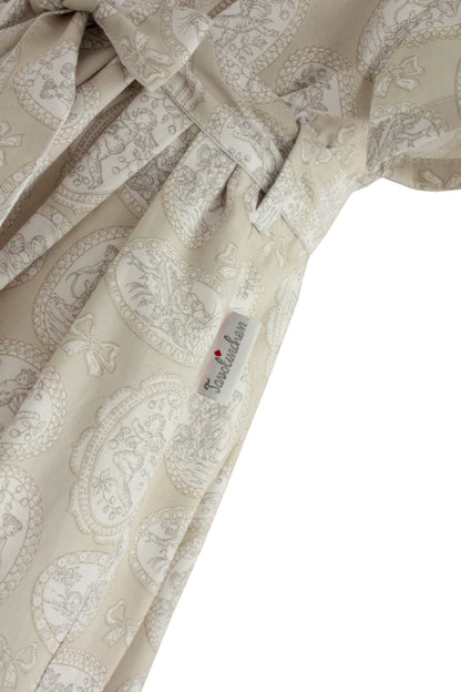 Robe fille « Nostalgie » – Robe vintage élégante avec col brodé