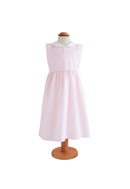 Robe Vichy Karo pour fille – Robe classique en coton avec col et nœud
