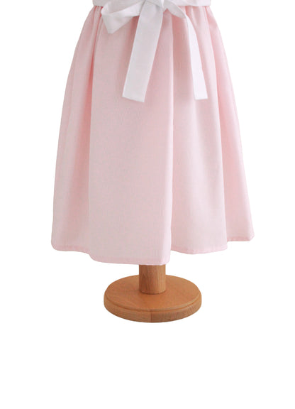 Robe Vichy Karo pour fille – Robe classique en coton avec col et nœud