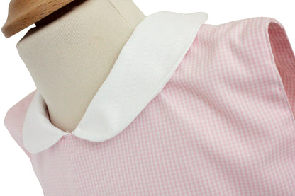 Robe Vichy Karo pour fille – Robe classique en coton avec col et nœud