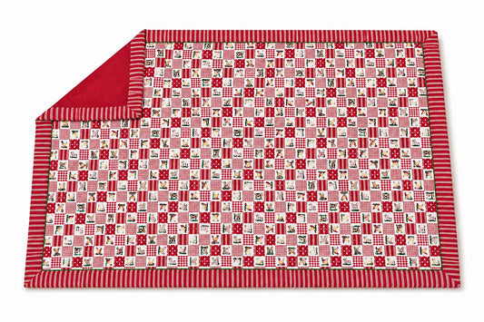 Tavolinchen Spieldecke „Bauernhof“ 100 × 140 cm – aus Baumwolle mit weicher Frottier-Rückseite