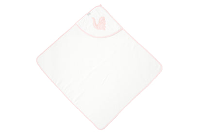 2-teiliges Set - Doubleface Bademantel + Kapuzenbadetuch