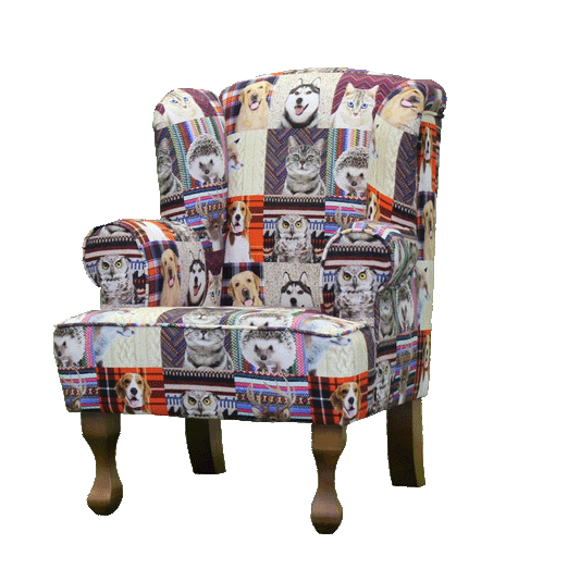 Comfortable children's armchair "Twist Karo"