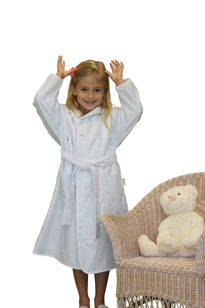 Double-face bathrobe »Classic Stripes« with hood