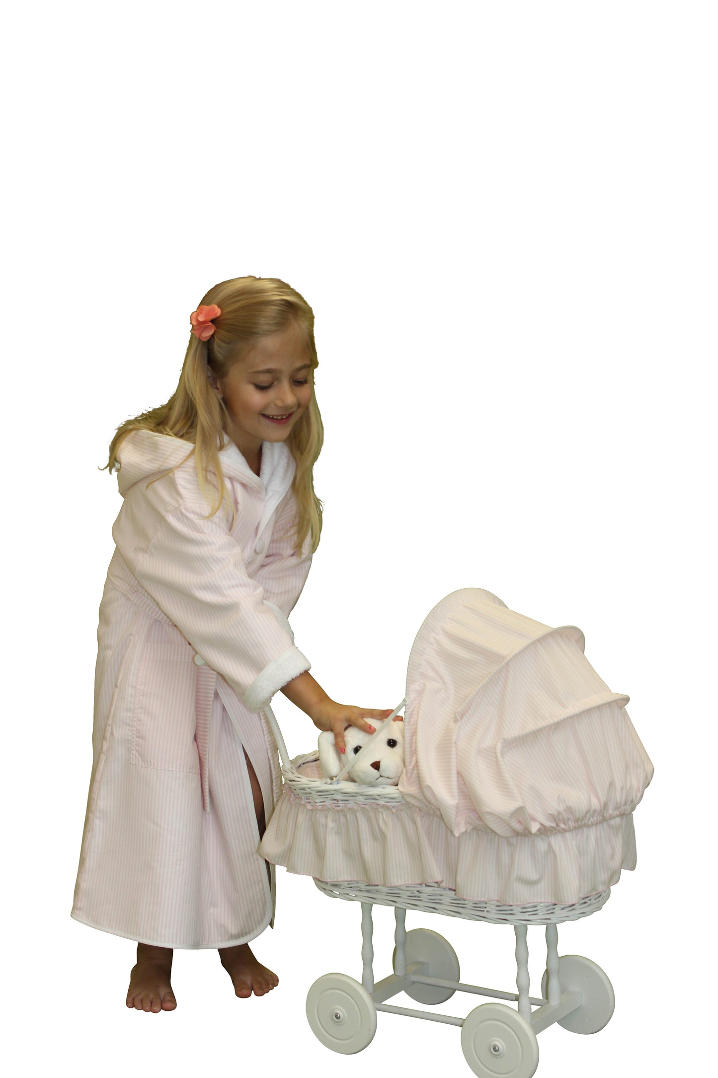 Double-face bathrobe »Classic Stripes« with hood