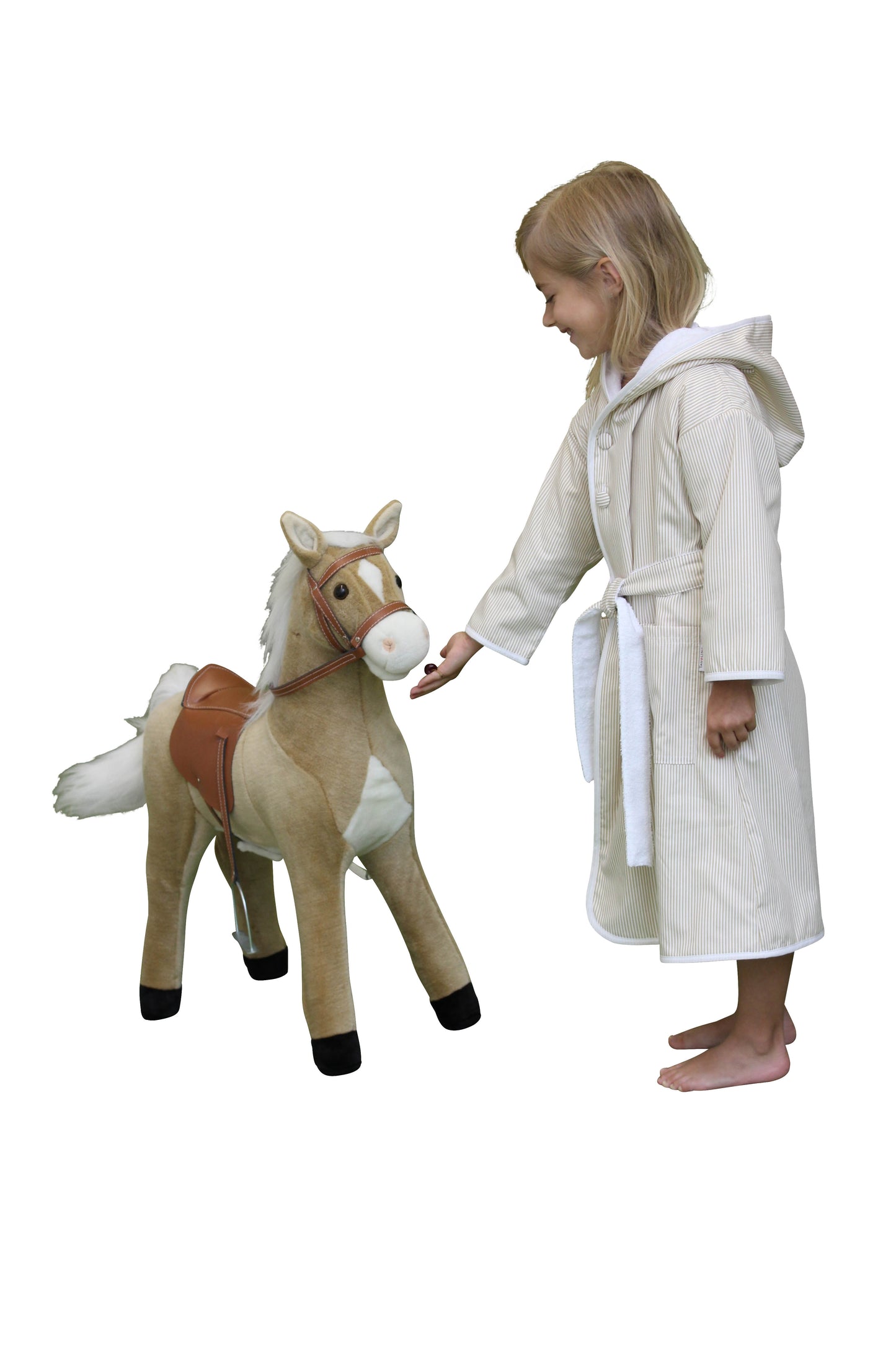 Double-face bathrobe »Classic Stripes« with hood