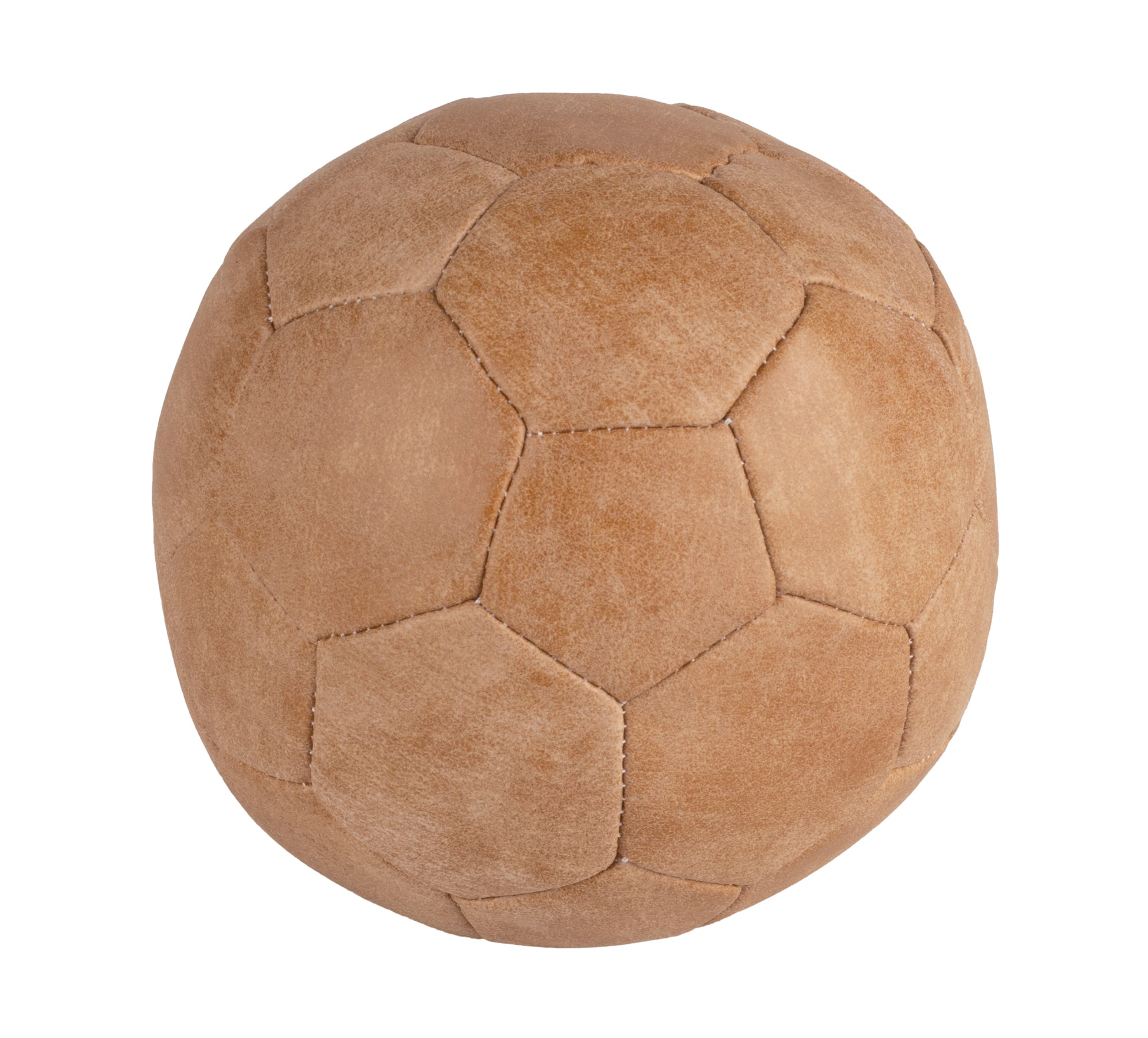 Vintage Baby-Fußball aus Kunstleder im Retro-Design, 11 cm