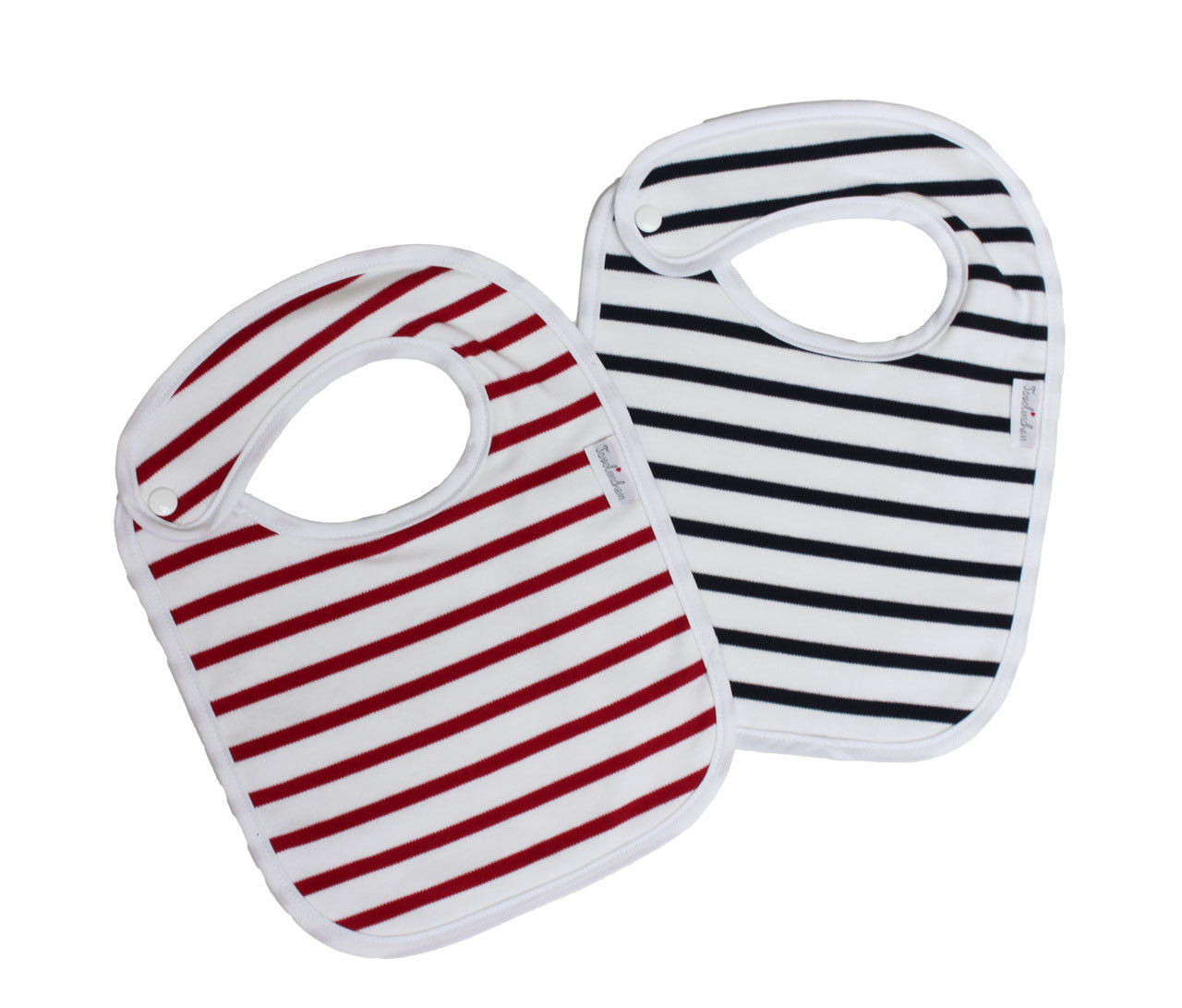 Snap-button bib "Ringel" – High-quality bib made of 100% cotton for children from 1.5 to 4 years ♥ Made in Germany