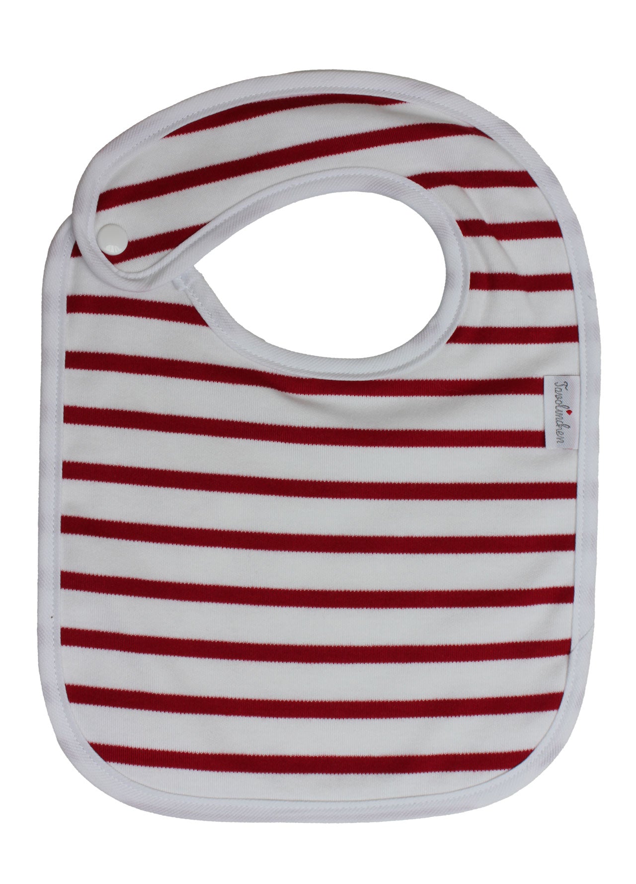Snap-button bib "Ringel" – High-quality bib made of 100% cotton for children from 1.5 to 4 years ♥ Made in Germany