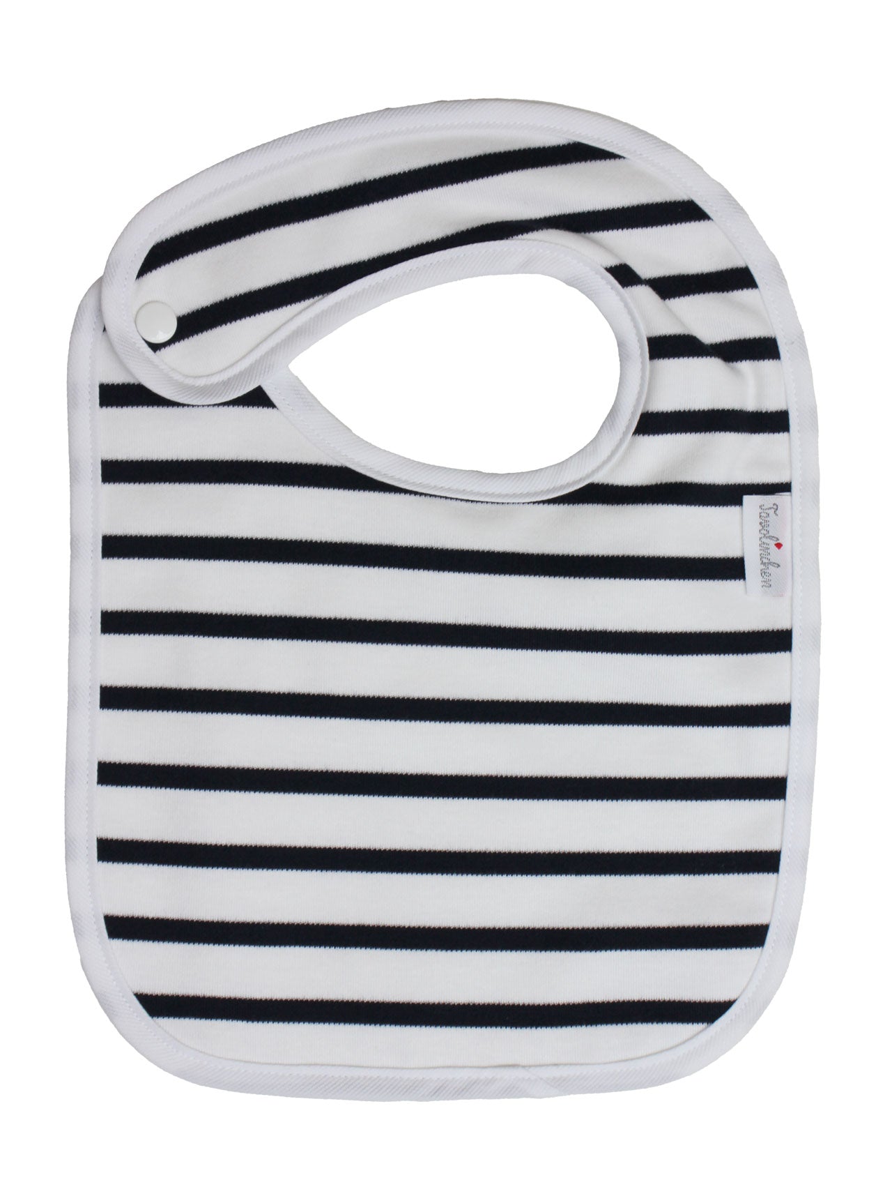 Snap-button bib "Ringel" – High-quality bib made of 100% cotton for children from 1.5 to 4 years ♥ Made in Germany