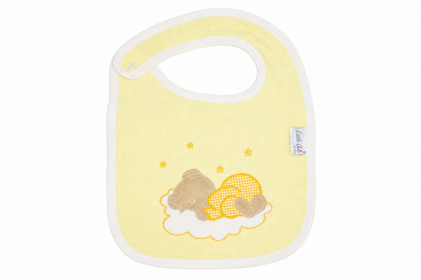 Snap-fastener bibs "Elephant" (2-pack/velour)