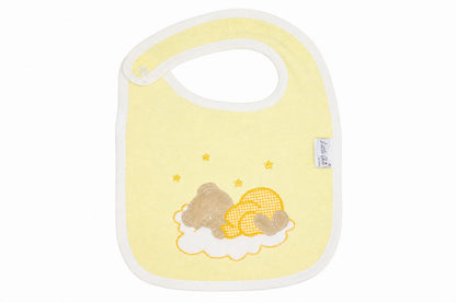 Snap-fastener bibs "Elephant" (2-pack/velour)