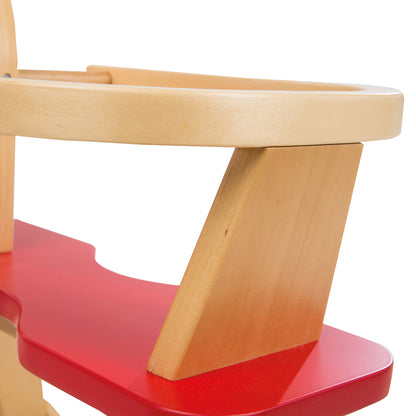 Schaukelpferd aus Massivholz