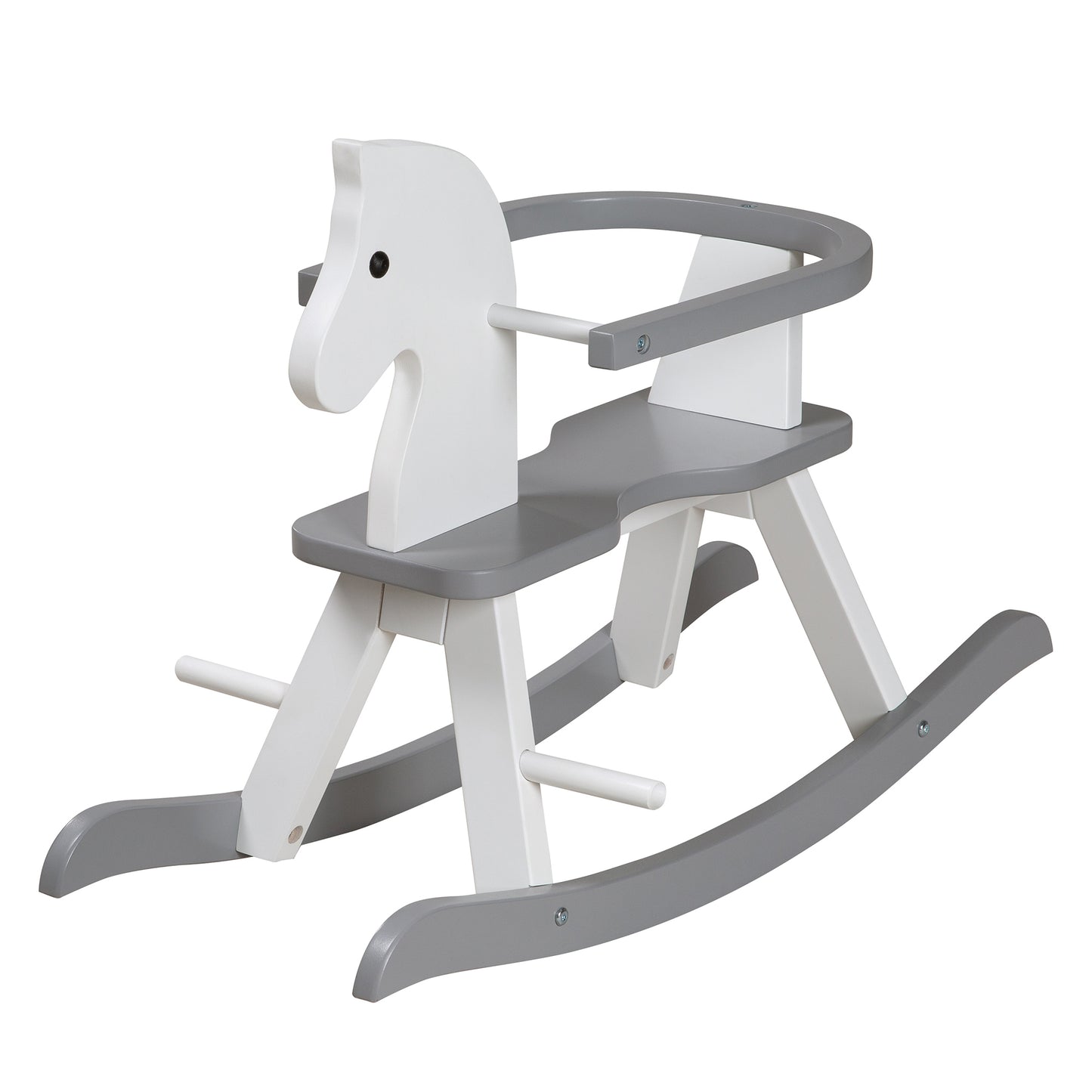 Schaukelpferd aus Massivholz