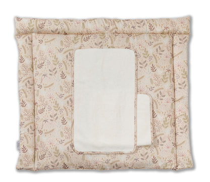 Changing mat "Interior" with 2 velour wipes | soft lying surface - pleasant feeling on the skin