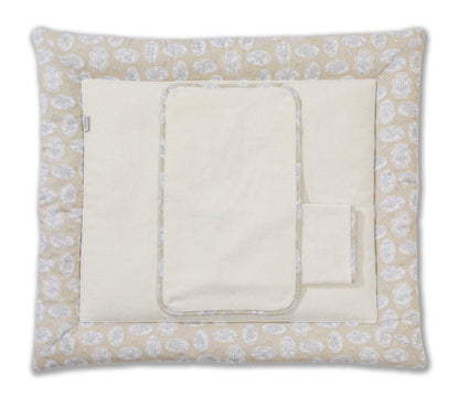 Changing mat "Nostalgia" with 2 velour wipes | soft lying surface - pleasant feeling on the skin