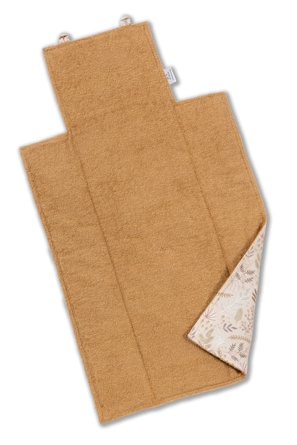 Exklusive Reisewickelunterlage »Interieur« – Weiche und stilvolle Stoff-Wickelunterlage für unterwegs | Faltbar, leicht und perfekt für Reisen mit Babys