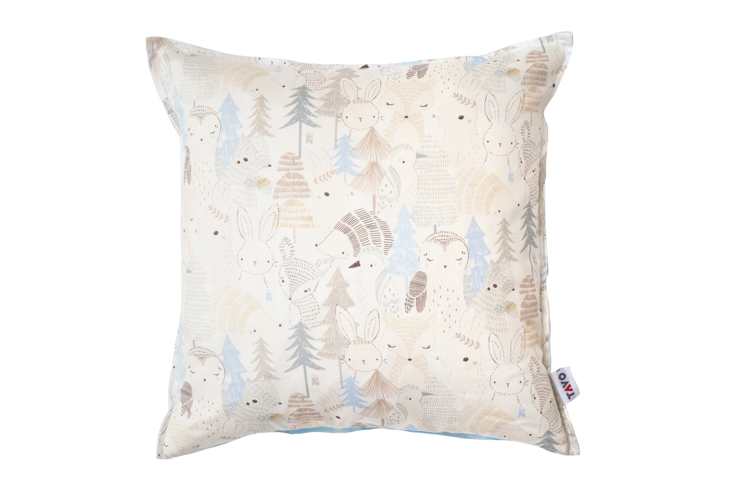 Cotton satin pillowcase "Forest Animals"