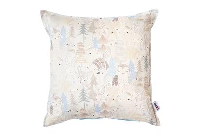 Cotton satin pillowcase "Forest Animals"