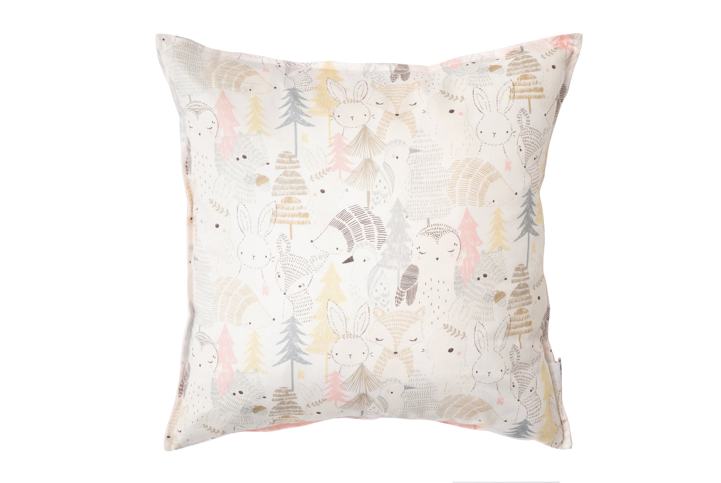 Cotton satin pillowcase "Forest Animals"