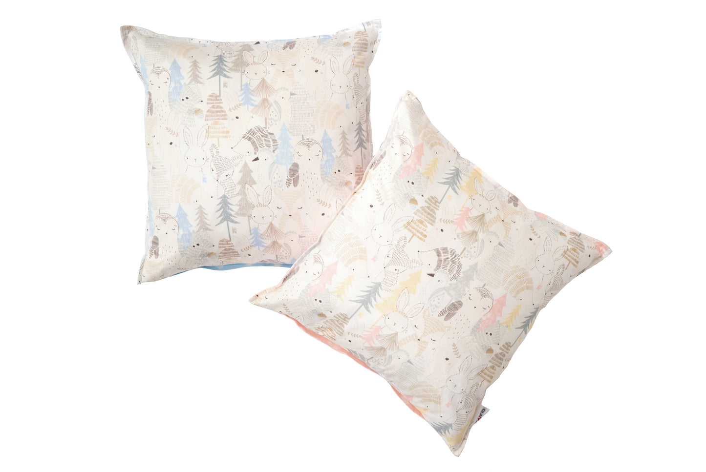 Cotton satin pillowcase "Forest Animals"