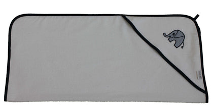 Hooded bath towel "Elephant" (velour)