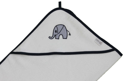 Hooded bath towel "Elephant" (velour)