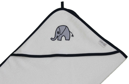 Hooded bath towel "Elephant" (velour)