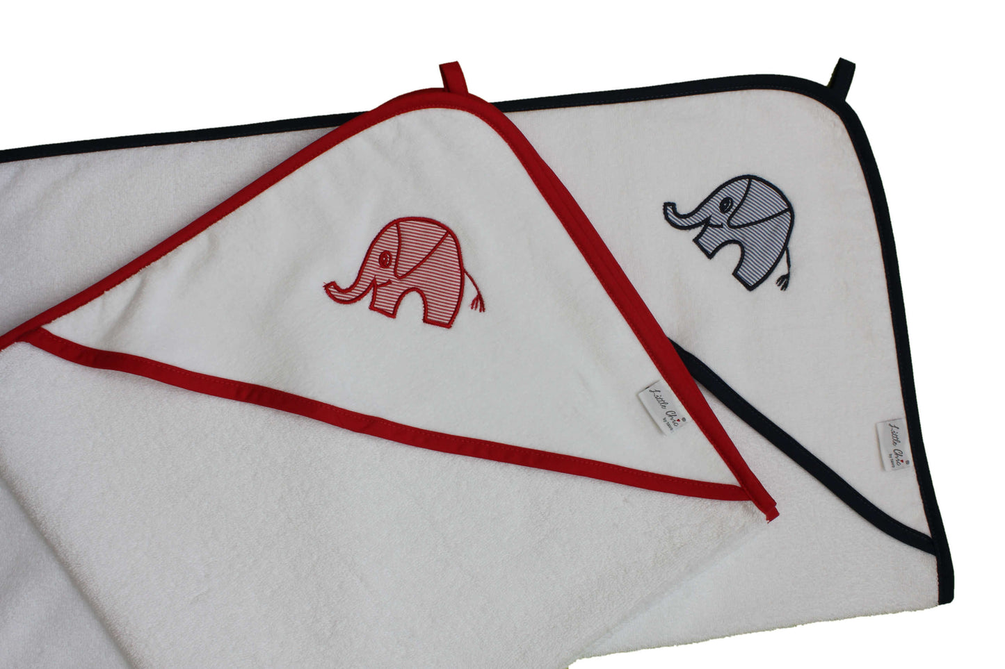 Hooded bath towel "Elephant" (velour)