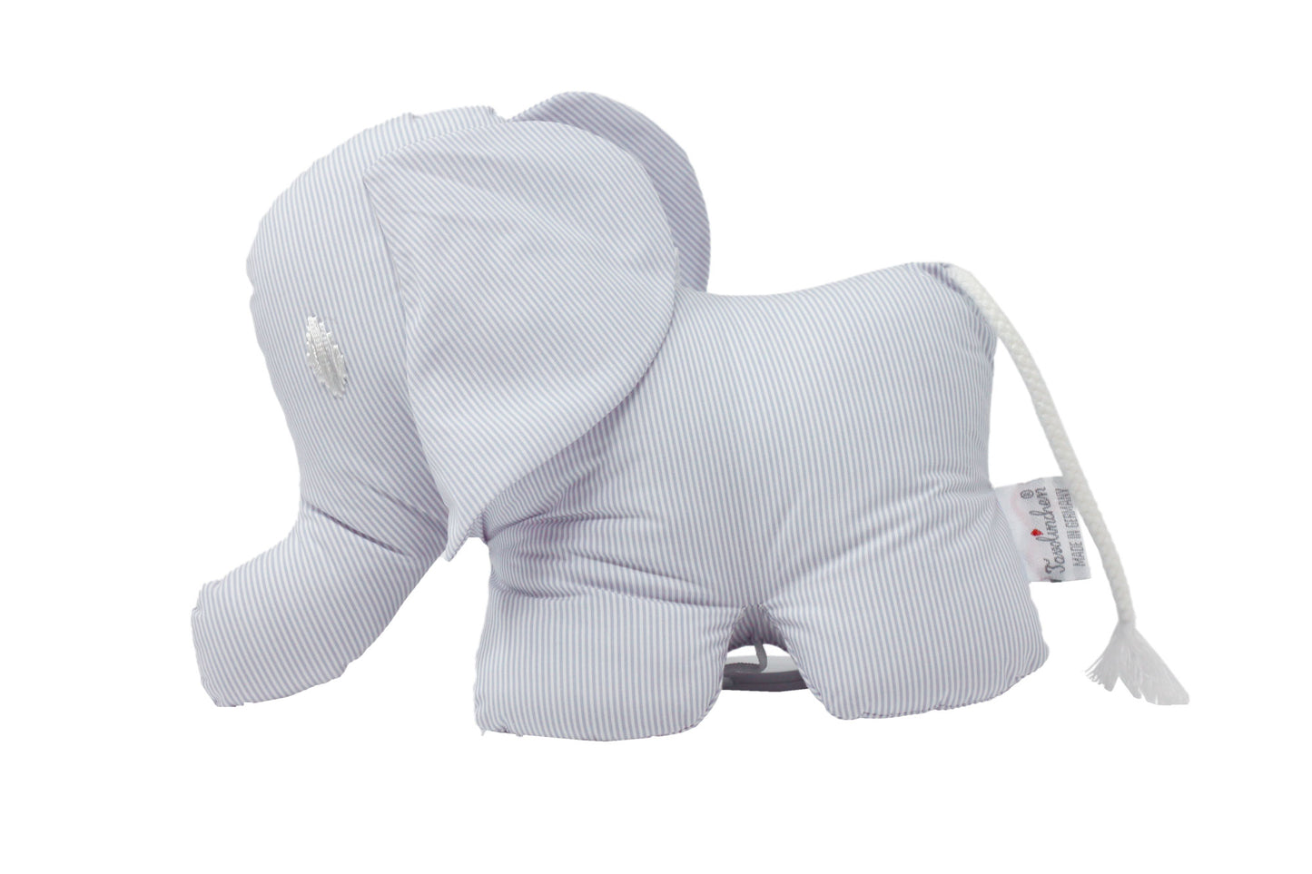Tavolinchen Elephant with music box "Boluda Stripes"
