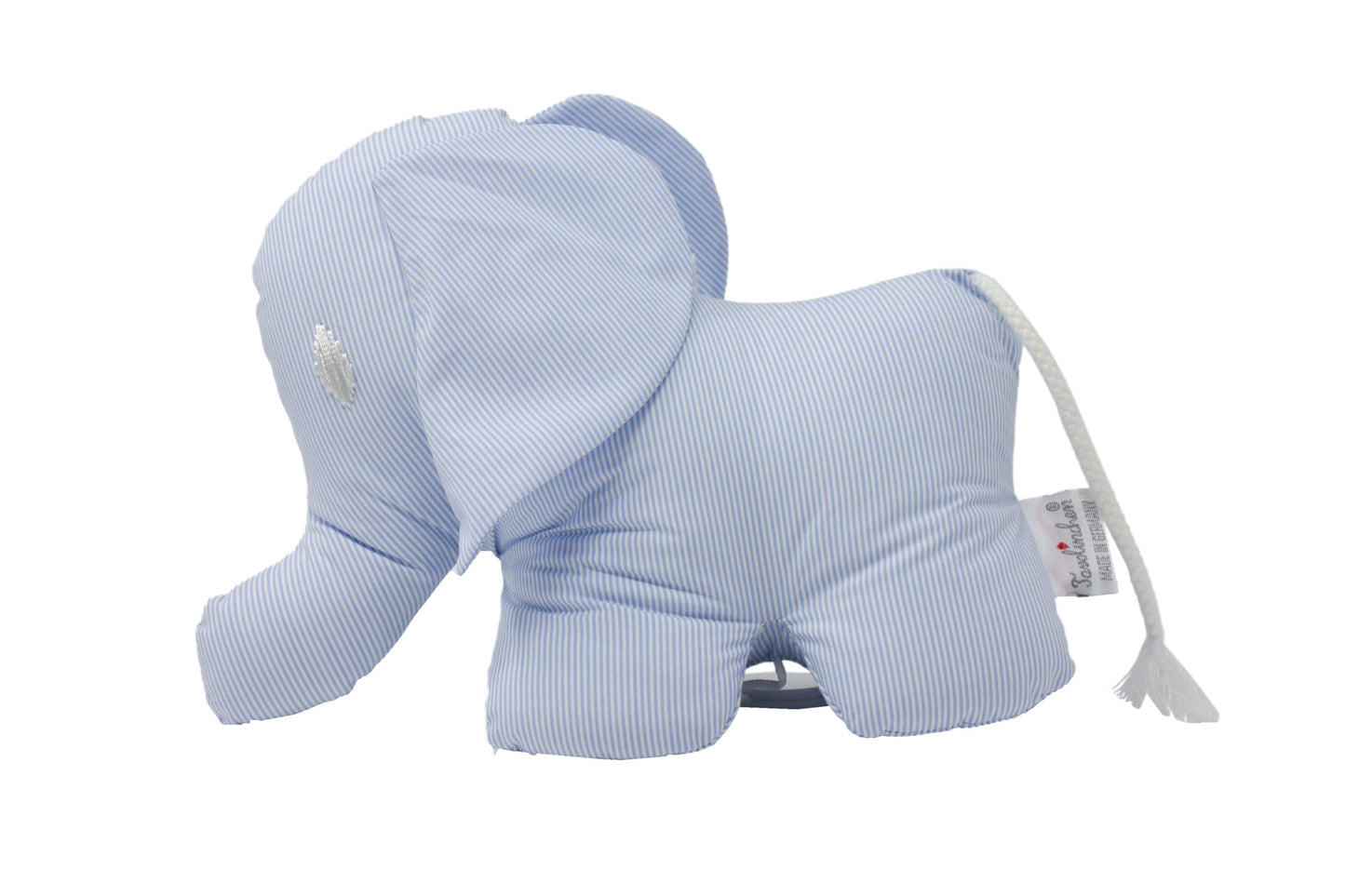 Tavolinchen Elephant with music box "Boluda Stripes"