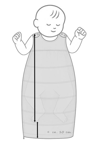 Tavolinchen down sleeping bag “Twist Karo” – for small wonders with big demands