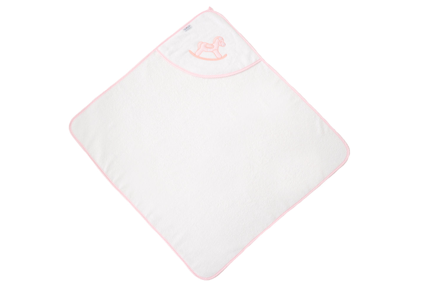 Hooded bath towel »Rocking Horse« | The perfect baby bath towel for cuddly moments after bathing