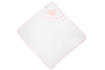 Hooded bath towel »Rocking Horse« | The perfect baby bath towel for cuddly moments after bathing