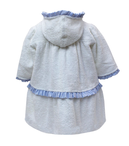 Girls' bathrobe made of 100% cotton – terry cloth, soft and absorbent