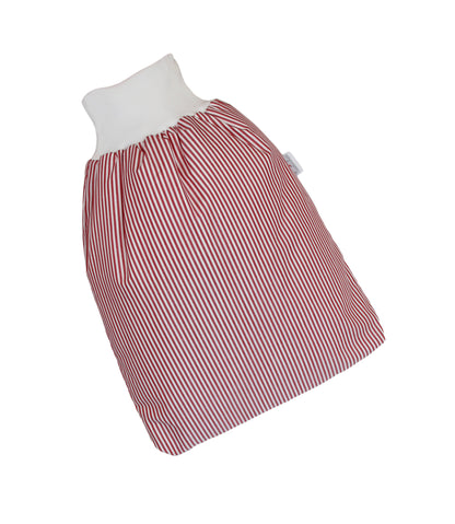 Down sleeping bag classic stripes - cozy winter sleeping bag made of soft down for babies, ideal for cold nights and maximum comfort
