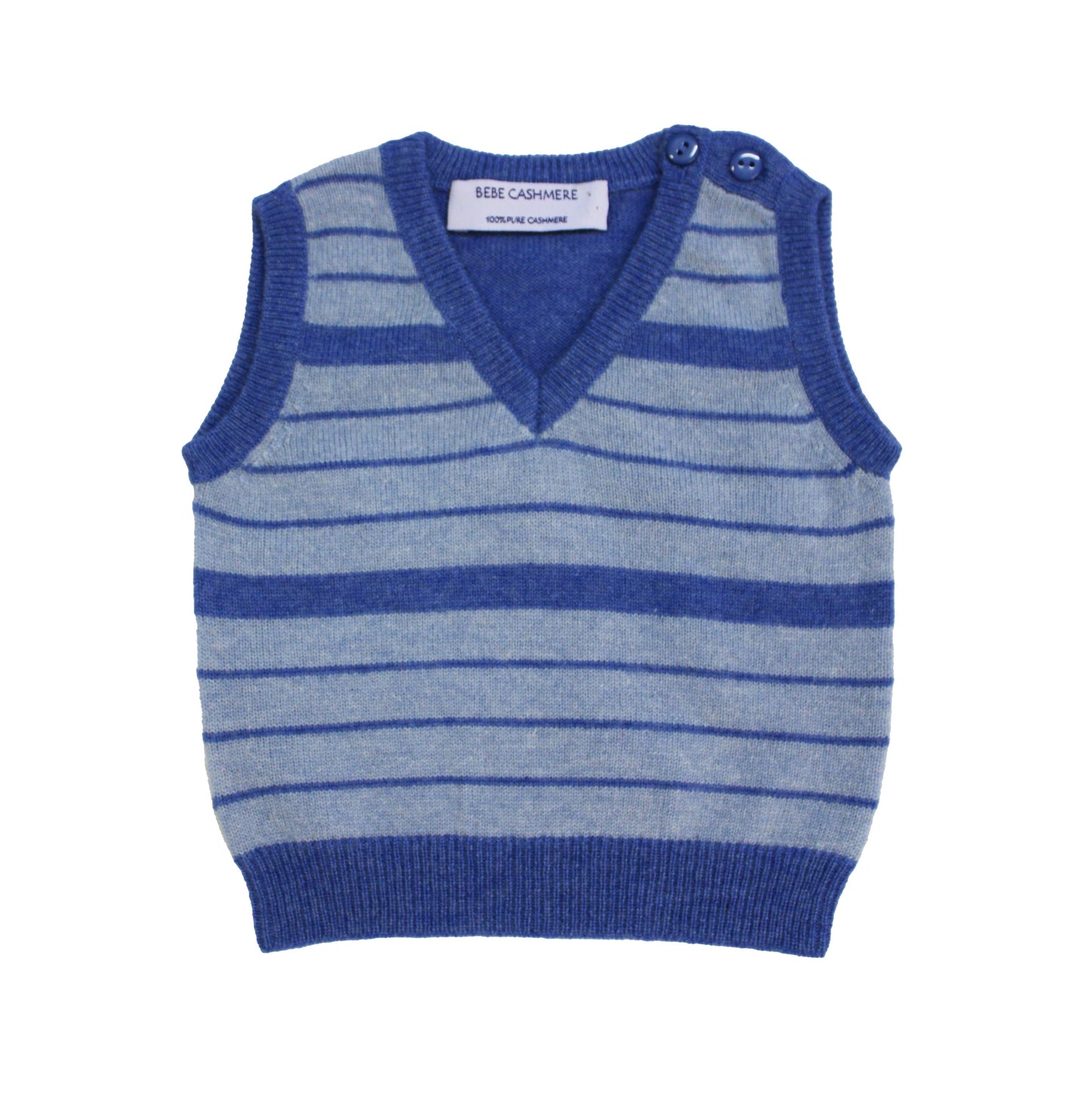 Pull en cachemire pour enfant Tavolinchen – 100 % cachemire bleu