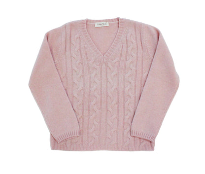 Tavolinchen Cashmere Sweater for Children – 100% Pure Cashmere, Classic Cable Knit Cashmere Sweater for Children – 100% Pure Cashmere, Classic Cable Knit