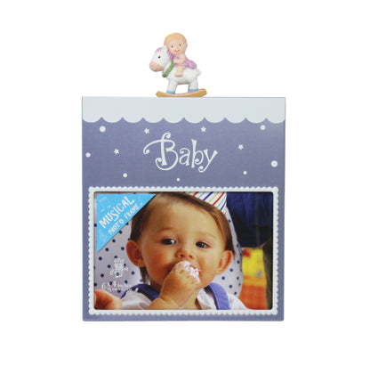 Baby-Fotorahme mit Spieluhr
