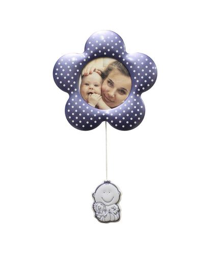 Baby-Fotorahmen in Blumenform mit Spieluhr