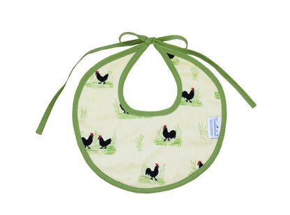Tavolinchen 2-teiliges Geschenkset „Hahn & Henne“ – Baby Badetuch & Lätzchen