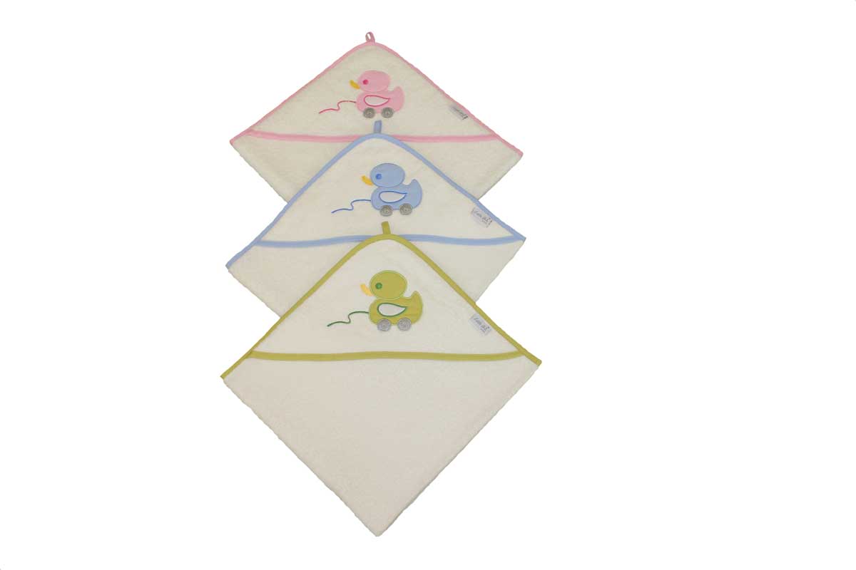 Terry cloth hooded bath towel »Rollerente«