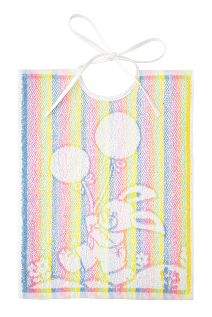 Gift bag with 2 Tavolinchen Jacquard bibs "Mr. Rainbow"