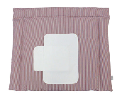 3-piece changing mat with interchangeable lying surfaces in a classic design